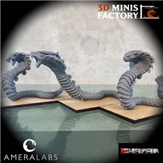 Desert Snake 3 des Mortes Dynasties créé par Ghamak de 3D Minis Factory 2