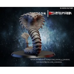 Desert Snake 2 des Mortes Dynasties créé par Ghamak de 3D Minis Factory