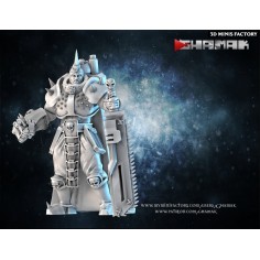 Sci-Fi Barbarian des Chaos - SciFi créé par Ghamak de 3D Minis Factory