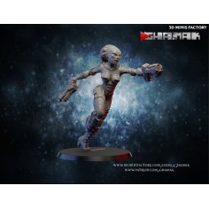 Forgoten Warrior 2 des Human créé par Ghamak de 3D Minis Factory
