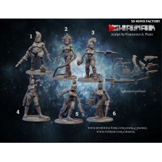 Gang Escher des Human créé par Ghamak de 3D Minis Factory 2