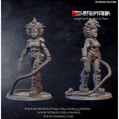 Escher Gang Leader des Human créé par Ghamak de 3D Minis Factory