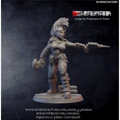 Steampunk Gang Member 1 des Human créé par Ghamak de 3D Minis Factory