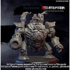 Dwarf Iron Golem des Cités Humaines créé par Ghamak de 3D Minis Factory