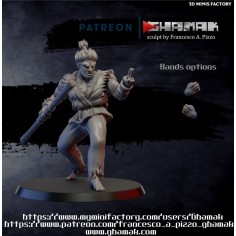 Male Monk des Cités Humaines créé par Ghamak de 3D Minis Factory