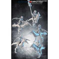 Female Daemons On Demon Steeds des Démons - SciFi créé par Ghamak de 3D Minis Factory