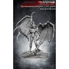 Succubi Queen des Démons - SciFi créé par Ghamak de 3D Minis Factory