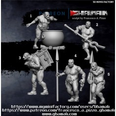 Dumb Brothers des Sylvains créé par Ghamak de 3D Minis Factory 2