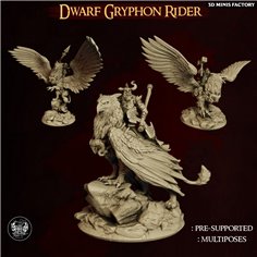 Dwarf Gryphon Rider des The Master Forge créé par The Master Forge de 3D Minis Factory