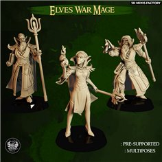 Elves War Mage des The Master Forge créé par The Master Forge de 3D Minis Factory