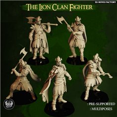 The Lion Clan Fighter des The Master Forge créé par The Master Forge de 3D Minis Factory