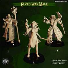 Elves War Mage des The Master Forge créé par The Master Forge de 3D Minis Factory 2