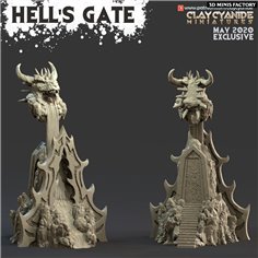 Hell's Gate des Angels and Demon créé par Clay Cyanide Miniatures de 3D Minis Factory
