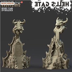 Hell's Gate des Angels and Demon créé par Clay Cyanide Miniatures de 3D Minis Factory 2