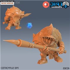 Dungeon Guardian Spear des Arcane Dungeon créé par Epic Miniatures de 3D Minis Factory 2