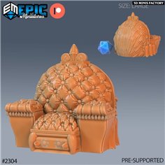 Throne des Arcane Dungeon créé par Epic Miniatures de 3D Minis Factory