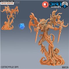 Smoke Mephit Daggers des Arcane Dungeon créé par Epic Miniatures de 3D Minis Factory 2