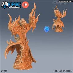 Fire Genasi Adventurer Inferno des Arcane Dungeon créé par Epic Miniatures de 3D Minis Factory