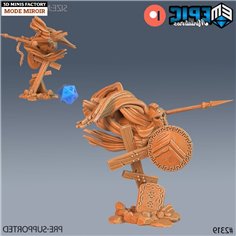 Graveyard Ghost Spear & Shield des Tombs of Demise créé par Epic Miniatures de 3D Minis Factory 2