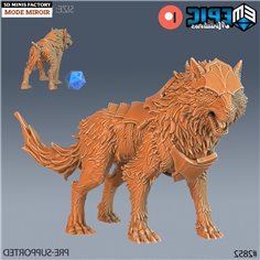 Fenrir Wolf Armored des Viking Age créé par Epic Miniatures de 3D Minis Factory 2