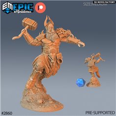 Viking Einherjar Attack des Viking Age créé par Epic Miniatures de 3D Minis Factory