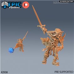 Half Goblin Bandit Attacking des Goblin Caves créé par Epic Miniatures de 3D Minis Factory