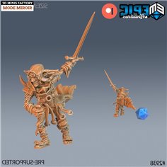 Half Goblin Bandit Attacking des Goblin Caves créé par Epic Miniatures de 3D Minis Factory 2