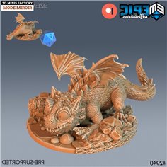 Baby Dragon des Goblin Caves créé par Epic Miniatures de 3D Minis Factory 2