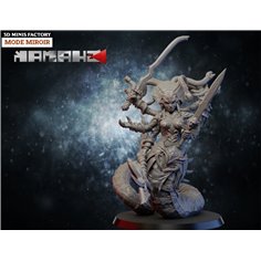 Gorgon 3 des Elfes Noirs créé par Ghamak de 3D Minis Factory 2