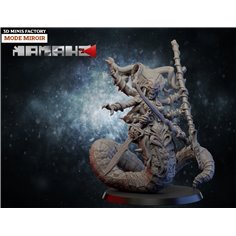 Gorgon 2 des Elfes Noirs créé par Ghamak de 3D Minis Factory 2