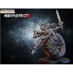 Gorgon 1 des Elfes Noirs créé par Ghamak de 3D Minis Factory 2
