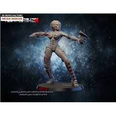 Forgoten Warrior 3 des Human créé par Ghamak de 3D Minis Factory 2