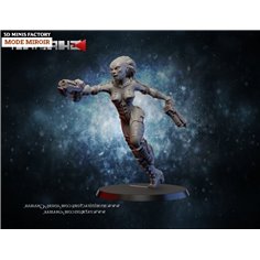 Forgoten Warrior 2 des Human créé par Ghamak de 3D Minis Factory 2