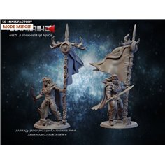 Wood Elf Male Champion des Sylvains créé par Ghamak de 3D Minis Factory 2