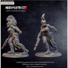 Escher Gang Assassin des Human créé par Ghamak de 3D Minis Factory 2