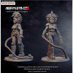 Escher Gang Leader des Human créé par Ghamak de 3D Minis Factory 2