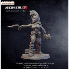 Steampunk Gang Member 1 des Human créé par Ghamak de 3D Minis Factory 2