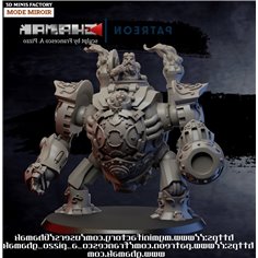 Dwarf Iron Golem des Cités Humaines créé par Ghamak de 3D Minis Factory 2