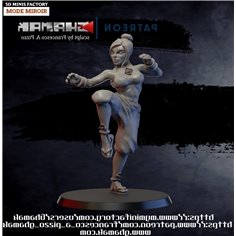 Female Monk 2 des Cités Humaines créé par Ghamak de 3D Minis Factory 2