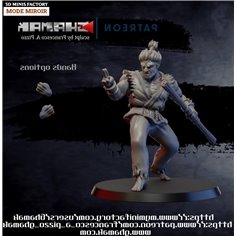 Male Monk des Cités Humaines créé par Ghamak de 3D Minis Factory 2