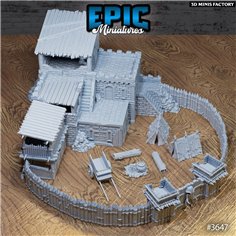 Bandit Stronghold des Bandit Camp créé par Epic Miniatures de 3D Minis Factory