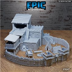 Bandit Stronghold des Bandit Camp créé par Epic Miniatures de 3D Minis Factory 2