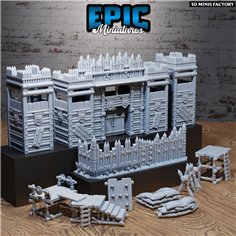 Bandit Camp Fortification des Bandit Camp créé par Epic Miniatures de 3D Minis Factory