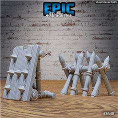 Bandit Camp Fortification des Bandit Camp créé par Epic Miniatures de 3D Minis Factory 2