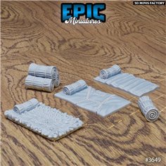 Bandit Camp Tents v1 des Bandit Camp créé par Epic Miniatures de 3D Minis Factory