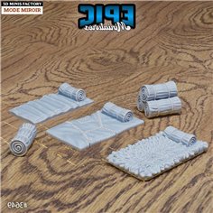 Bandit Camp Tents v1 des Bandit Camp créé par Epic Miniatures de 3D Minis Factory 2