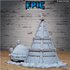 Bandit Camp Tents v2 des Bandit Camp créé par Epic Miniatures de 3D Minis Factory 2