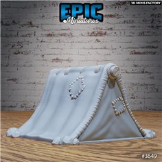 Bandit Camp Tents v3 des Bandit Camp créé par Epic Miniatures de 3D Minis Factory