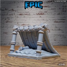 Bandit Camp Tents v4 des Bandit Camp créé par Epic Miniatures de 3D Minis Factory