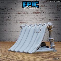 Bandit Camp Tents v4 des Bandit Camp créé par Epic Miniatures de 3D Minis Factory 2